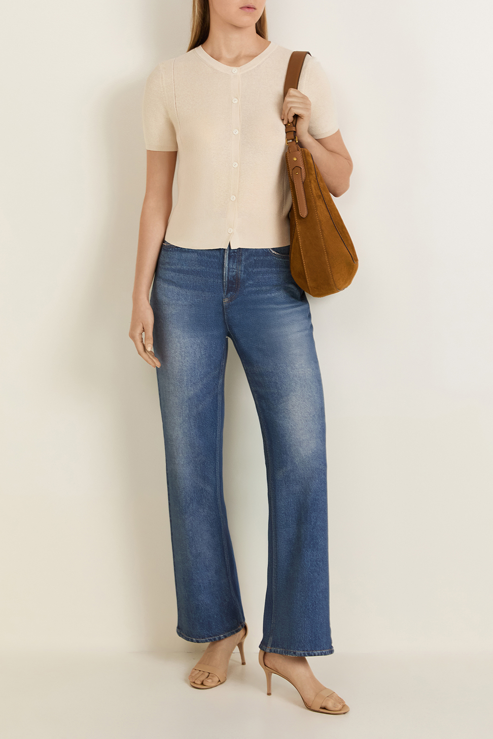 קרדיגן שרוולים קצרים